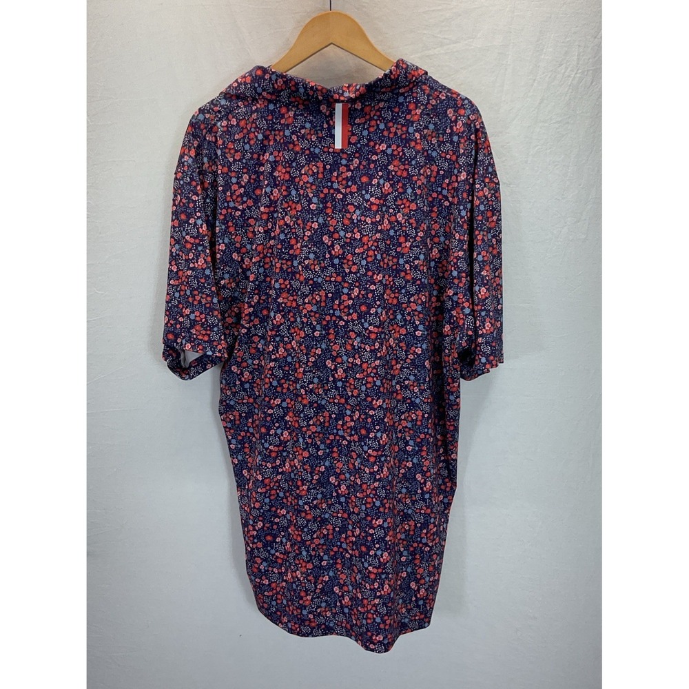 Rhoback Navy Polo with Pink Floral Print - Picture 2 of 9